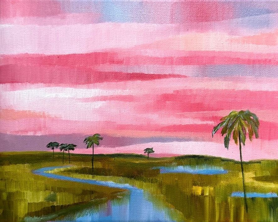 Pink Sky Everglades