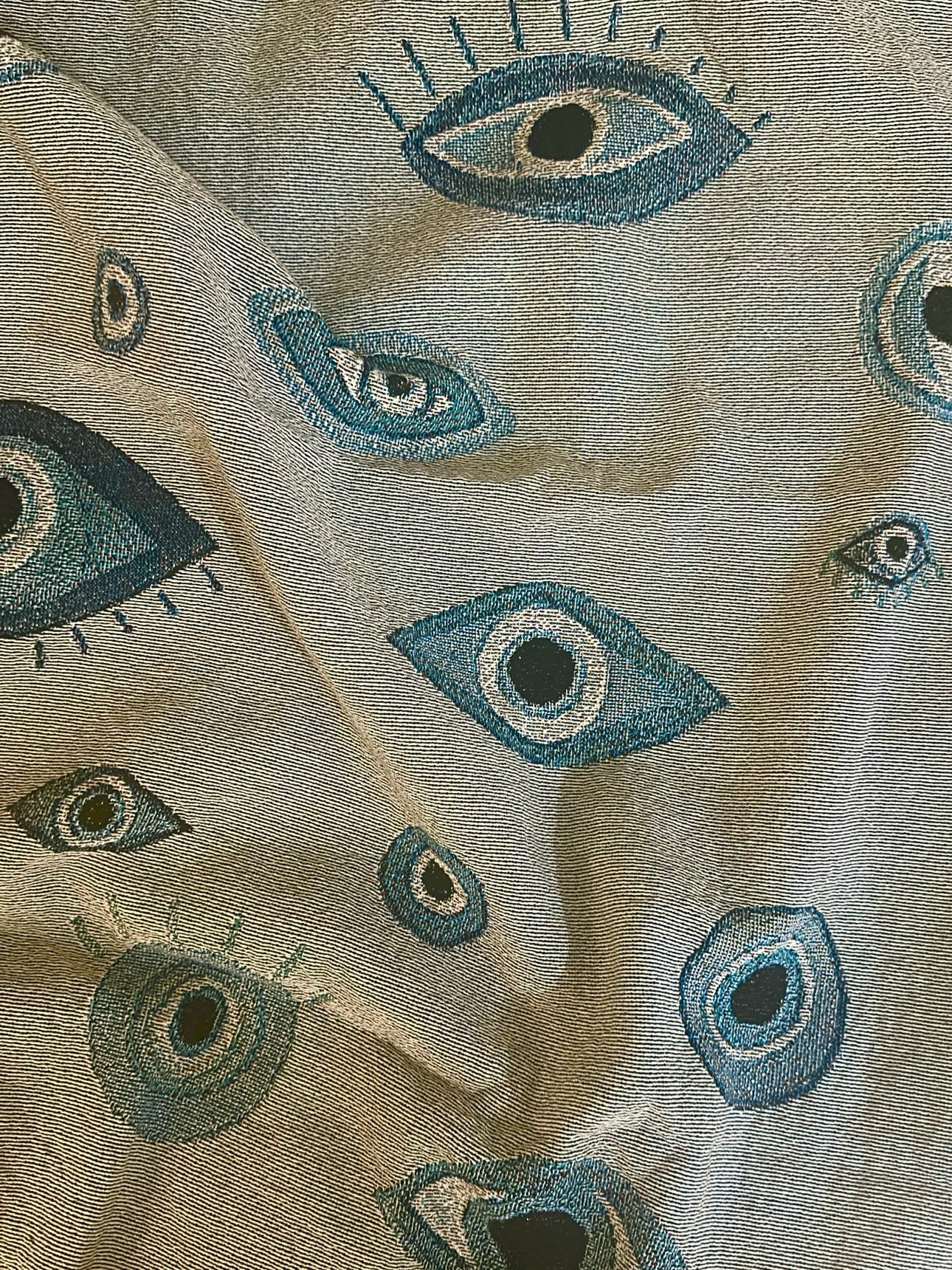 Evil Eye Throw Blanket