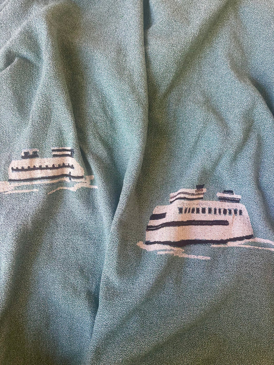 Ferries Throw Blanket