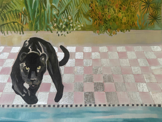 Panther on the Pool Deck